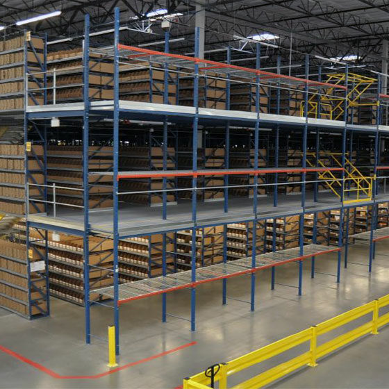 A Pick Module Pallet Rack solution for an E-Commerce application.